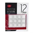 Protetor De Piso Adesivo De Silicone 12 Peças Clink