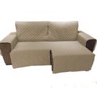 Protetor de sofá assento sem contar os braços 1,30 2 módulos retrátil e reclinável forrado com fixador para prender no e