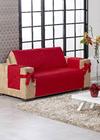 Protetor de sofa avulso 2 lugares com laço vermelho