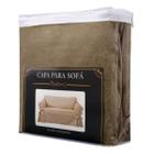 Protetor de Sofá Super Luxo 3 Lugares Tecido 100% Impermeável Capa Sofa Lisa Acquablock Karsten Pet