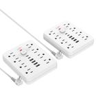 Protetor de Surtos JouleLoom - 8 Tomadas, 4 USB e 2 USB-C