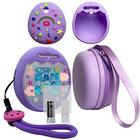 Protetor de tela roxo para Tamagotchi Pix - capa rígida e de silicone