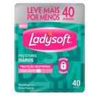 Protetor Diário Ladysoft Proteção Respirável Com 40 Unidades