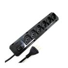 Protetor Elétrico 6 Tomadas C/ Extensão Fusível De Proteção 