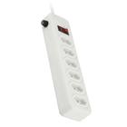 Protetor Eletronico Para Pc 6 Entradas Bivolt 220V/110V Pe101 Branco - NEWLINK