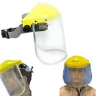 Protetor Facial Mascara Viseira C/ Catraca Barreira de Proteção Faceshield Esmeril Roçadeira EPI Proteplus