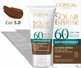 Protetor Facial Solar Expertise Antioleosidade Cor 5.0 Escura FPS 60 - 40g - Loréal Paris