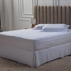 Protetor Impermeável Para Colchão Queen 1,58mx 1,98m x 35 cm Matelado Macio Branco - Marina Enxovais