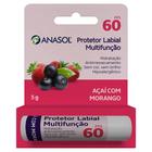 Protetor Labial Anasol fps60 Morango e Acai 5g