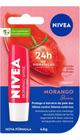 Protetor Labial Morango Shine Nivea Bastão 4,8g