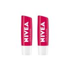 Protetor Labial Nivea 4,8G Cereja Shine - Kit C/2 Un