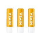 Protetor Labial Nivea 4,8G F30 - Kit C/3 Un