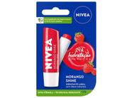 Protetor Labial Nivea Morango Shine Hidratação Prolongada 4,8g