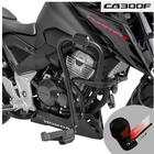 Protetor motor carenagem com pedaleira honda cb 300f twister 2023 em diante