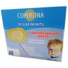 Protetor Ocular Infantil Estéril Bege 50 x 62 mm (COPERTINA) - Caixa com 20 Unidades