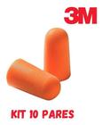 Protetor Ouvido Plug 3m Proteção Auricular Kit 10 Pares - Loja Secom