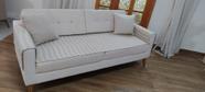 Protetor para assento de sofá em algodão medida 0,70x2,90cm