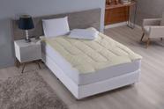 protetor para colchao pillow top casal queen macio percal 400 fios 3 cores