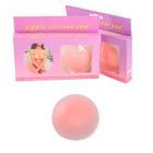 Protetor Seios Silicone Tapa Mamilo Redondo Cor Nude 6,5 Cm - NS