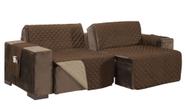 Protetor sofa retratil e reclinavel 3 lugares 1.80 de assento 2 modulos dupla face rios enxovais