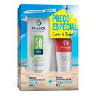 Protetor Solar Anasol FPS 50 200g e Protetor Solar Facial Anasol FPS 50 60g