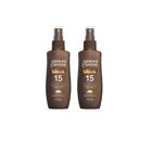 Protetor Solar Cenoura Bronze Fps15 Oleo Spray 110Ml - 2Un