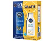 Protetor Solar Corpor Nivea FPS 50 Sun Protect & - Hidrata 200ml c/ Prot Solar Infantil FPS 60 100ml