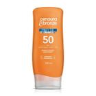 Protetor Solar Corporal Cenoura & Bronze FPS 50 UVA UVB Alta Proteção 200ml Ação Antioxidante Resistente Água Suor