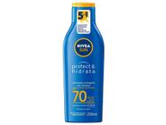 Protetor Solar Corporal Nivea FPS 70 Sun - Protect & Hidrata 200ml