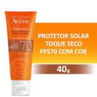 Protetor Solar Facial Avène Emulsão Toque Seco Cor Universal FPS 70 com 40g