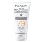 Protetor solar facial avon renew protinol fps70 toque seco 40g