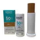 Protetor Solar Facial Bastão p/ Pele Escura Matte Fator 50