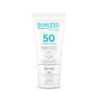 Protetor Solar Facial Em Gel Translúcido FPS 50 Toque Aveludado 35g Sunless Farmax