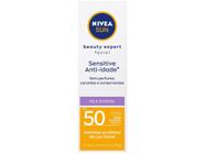 Protetor Solar Facial Nivea Sun FPS 50 - Beauty Expert Sensitive 50g