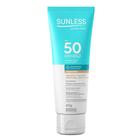 Protetor Solar Facial Sunless Toque Seco Fps50, Bege Claro 60Gr