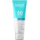 Protetor Solar Facial Toque Seco Sem Base FPS 50 Sunless 60g
