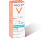 Protetor Solar Facial Vichy Capital Soleil Hydra-Matte Sem Cor FPS50 30g Toque Seco Hidrata e Protege Sem Pesar Oil Free