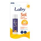 Protetor Solar Labial Laby FPS 30 Stick Sabor Morango com 4,5g