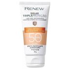 Protetor Solar Renew Matte Com Cor Clara Fps 50 Avon 40G