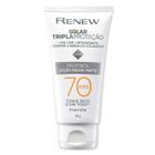 Protetor Solar Renew Tripla Proteção Toque Seco FPS70 40g - Avon