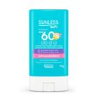 Protetor solar Sunless baby 60FPS bastão resistente a água suor sem cheiro
