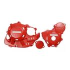 Protetor Tampas Laterais do Motor Defender TORNADO XR250 AMX - Vermelho