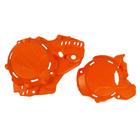 Protetor Tampas Laterais Motor KTM 2T 250/300 EXC 17/23 AMX - Laranja