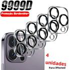 Protetores de Vidro HD para Câmera Traseira do iPhone 13, 14, 11 e 12 Pro Max (4 Unidades)