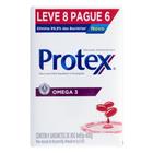 Protex pack sabonete antibacteriano nutri protect ômega 3 são 8 unidades de 85 gramas