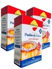 Pudim de Coco Sabor Leite Condensado com Calda Pronta Zero Açúcar Lowçucar contendo 3 caixinhas de 135g cada
