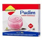 Pudim zero diet sabor morango 25g - Lowçucar