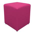 Puf Decorativo Pufe Puff Dado Lian Quadrado Suede Pink para Recepção Sala de Estar Luxo Quarto - AM Decor