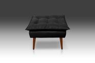 Puf Opala Suede Preto-Modena Decor