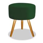 Puf, Puff Para Sala Pé Palito Verde Musgo 50 Cm Altura - Decore.Com